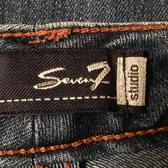 SEVEN7 STUDIO High-Rise Flare Jeans - Picture 12 of 16